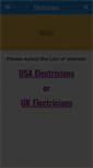 Mobile Screenshot of directoryofelectricians.net